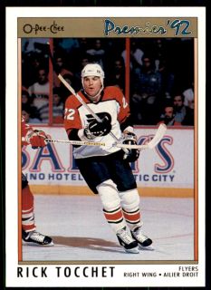 Hokejová karta Rick Tocchet OPC Premier 1991-92 řadová č. 63