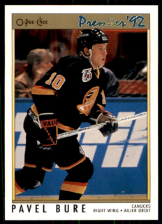 Hokejová karta Pavel Bure OPC Premier 1991-92 Rookie č. 67