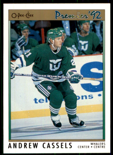 Hokejová karta Andrew Cassels OPC Premier 1991-92 řadová č. 72