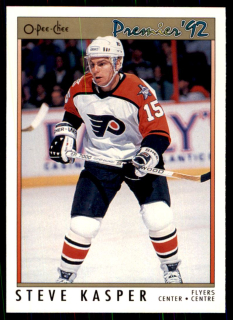 Hokejová karta Steve Kasper OPC Premier 1991-92 řadová č. 85