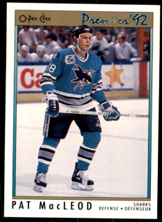 Hokejová karta Pat MacLeod OPC Premier 1991-92 řadová č. 87