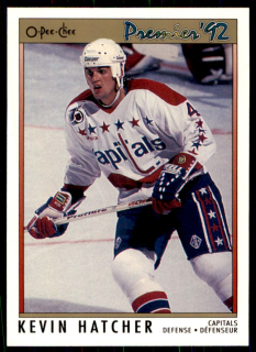 Hokejová karta Kevin Hatcher OPC Premier 1991-92 řadová č. 88
