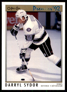 Hokejová karta Darryl Sydor OPC Premier 1991-92 Rookie č. 90