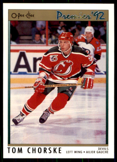 Hokejová karta Tom Chorske OPC Premier 1991-92 řadová č. 91