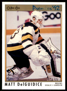 Hokejová karta Matt DelGuidice OPC Premier 1991-92 Rookie č. 96