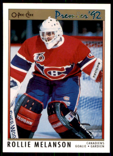 Hokejová karta Rollie Melanson OPC Premier 1991-92 řadová č. 97