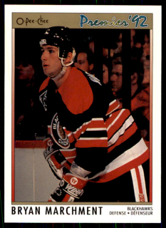 Hokejová karta Bryan Marchment OPC Premier 1991-92 řadová č. 99