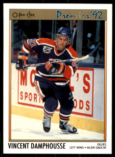 Hokejová karta Vincent Damphousse OPC Premier 1991-92 řadová č. 104
