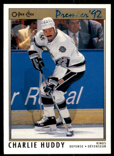 Hokejová karta Charlie Huddy OPC Premier 1991-92 řadová č. 125