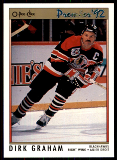 Hokejová karta Dirk Graham OPC Premier 1991-92 řadová č. 131