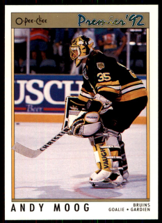 Hokejová karta Andy Moog OPC Premier 1991-92 řadová č. 133