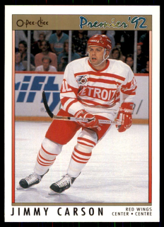 Hokejová karta Jimmy Carson OPC Premier 1991-92 řadová č. 167