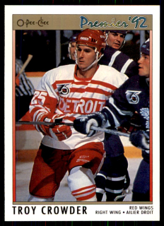 Hokejová karta Troy Crowder OPC Premier 1991-92 řadová č. 169