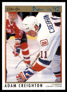 Hokejová karta Adam Creighton OPC Premier 1991-92 řadová č. 171
