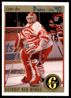 Hokejová karta Tim Cheveldae OPC Premier 1991-92 řadová ORIG6 č. 175