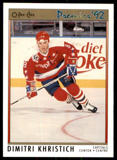Hokejová karta Dimitri Khristich OPC Premier 1991-92 Rookie č. 176