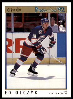 Hokejová karta Ed Olczyk OPC Premier 1991-92 řadová č. 196