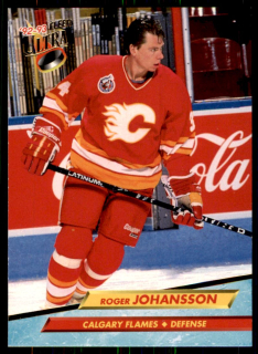 Hokejová karta Roger Johansson Fleer Ultra 1992-93 řadová č. 268