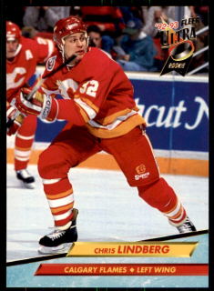 Hokejová karta Chris Lindberg Fleer Ultra 1992-93 Rookie č. 269