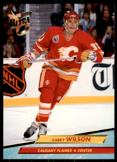 Hokejová karta Carey Wilson Fleer Ultra 1992-93 řadová č. 272
