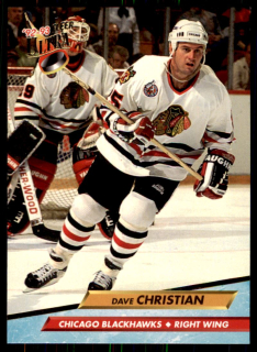 Hokejová karta Dave Christian Fleer Ultra 1992-93 řadová č. 273