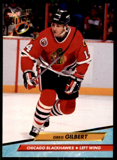 Hokejová karta Greg Gilbert Fleer Ultra 1992-93 řadová č. 275