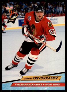 Hokejová karta Sergei Krivokrasov Fleer Ultra 1992-93 Rookie č. 276