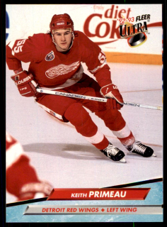 Hokejová karta Keith Primeau Fleer Ultra 1992-93 řadová č. 286