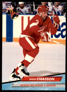 Hokejová karta Steve Chiasson Fleer Ultra 1992-93 řadová č. 282