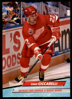 Hokejová karta Dino Ciccarelli Fleer Ultra 1992-93 řadová č. 283