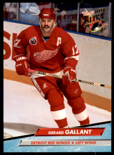 Hokejová karta Gerard Gallant Fleer Ultra 1992-93 řadová č. 284