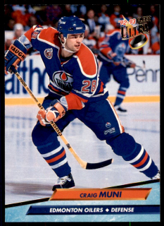 Hokejová karta Craig Muni Fleer Ultra 1992-93 řadová č. 296
