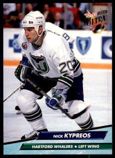 Hokejová karta Nick Kypreos Fleer Ultra 1992-93 řadová č. 301