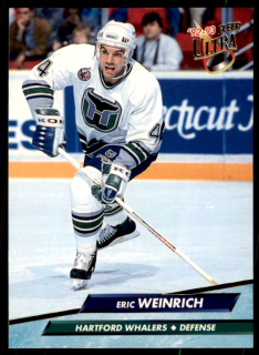 Hokejová karta Eric Weinrich Fleer Ultra 1992-93 řadová č. 306