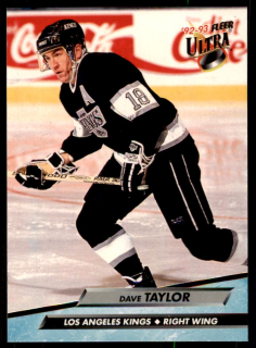 Hokejová karta Dave Taylot Fleer Ultra 1992-93 řadová č. 313