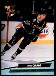 Hokejová karta Mike Craig Fleer Ultra 1992-93 řadová č. 317