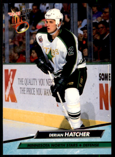 Hokejová karta Derian Hatcher Fleer Ultra 1992-93 řadová č. 319
