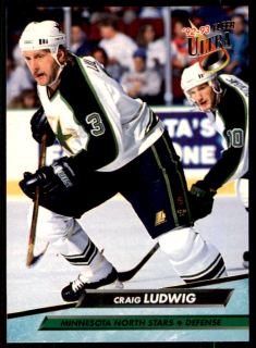 Hokejová karta Craig Ludwig Fleer Ultra 1992-93 řadová č. 320