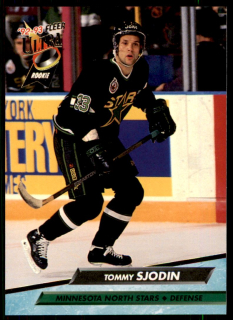 Hokejová karta Tommy Sjodin Fleer Ultra 1992-93 Rookie č. 323