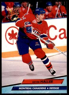 Hokejová karta Kevin Haller Fleer Ultra 1992-93 řadová č. 327
