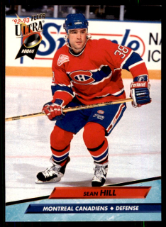 Hokejová karta Sean Hill Fleer Ultra 1992-93 Rookie č. 328