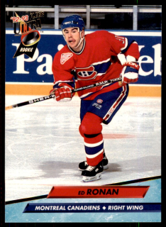 Hokejová karta Ed Ronan Fleer Ultra 1992-93 Rookie č. 333