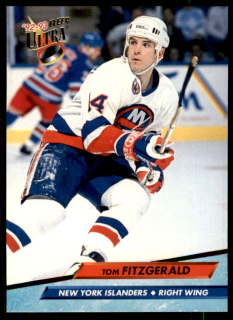 Hokejová karta Tom Fitzgerald Fleer Ultra 1992-93 řadová č. 342