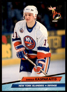 Hokejová karta Darius Kasparaitis Fleer Ultra 1992-93 Rookie č. 344