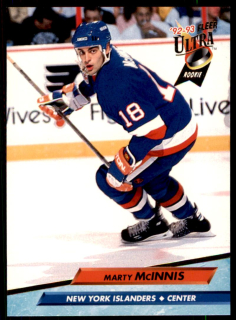 Hokejová karta Marty McInnis Fleer Ultra 1992-93 Rookie č. 347