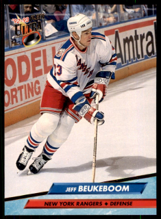 Hokejová karta Jeff Beukeboom Fleer Ultra 1992-93 řadová č. 351