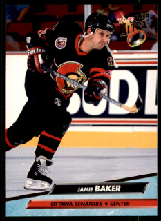 Hokejová karta Jamie Baker Fleer Ultra 1992-93 řadová č. 360