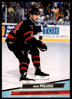 Hokejová karta Mike Peluso Fleer Ultra 1992-93 řadová č. 365