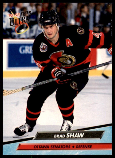 Hokejová karta Brad Shaw Fleer Ultra 1992-93 řadová č. 366