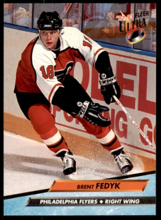 Hokejová karta Brent Fedyk Fleer Ultra 1992-93 řadová č. 371